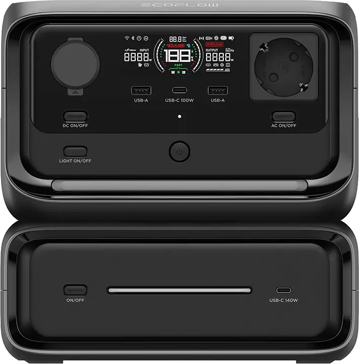 Stacion portativ energjie EcoFlow River 3 Max, 572 Wh, LiFePO4, i zi