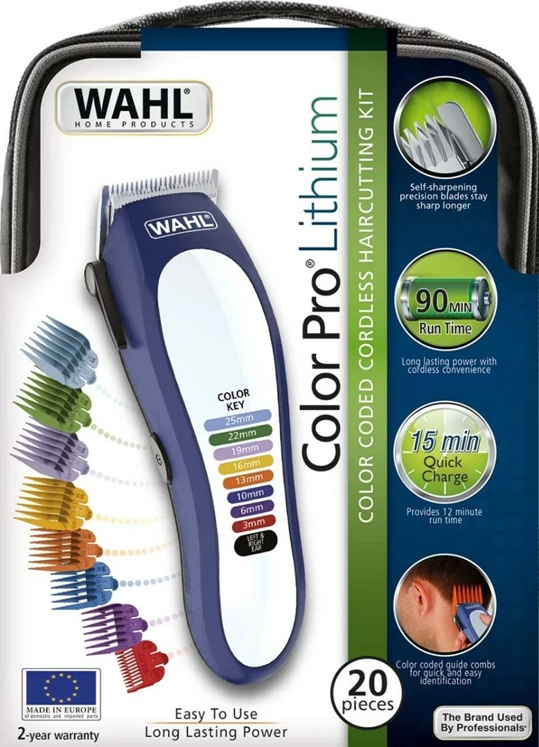 Makinë rroje Wahl ColorPro, Lithium-Ion, Bardhë