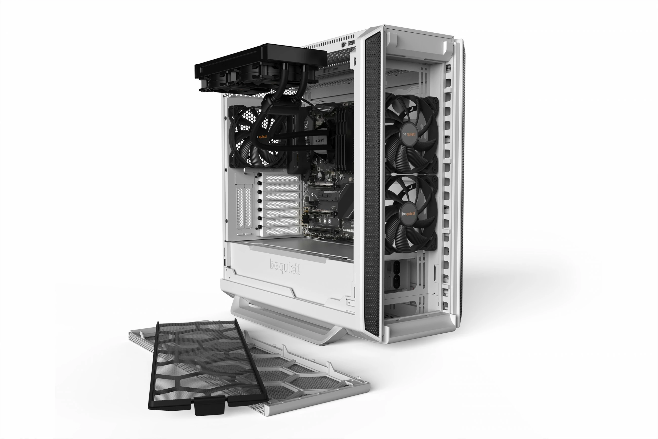 Kasë be quiet! Silent Base 802 Window White, Midi Tower, PC, ATX, EATX, micro ATX, Mini-ITX, e bardhë