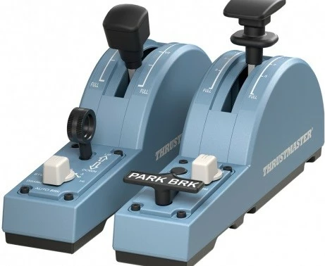 Kontrollues fluturimi Thrustmaster TCA Quadrant Add-on Airbus Edition, për PC, Azure/Black