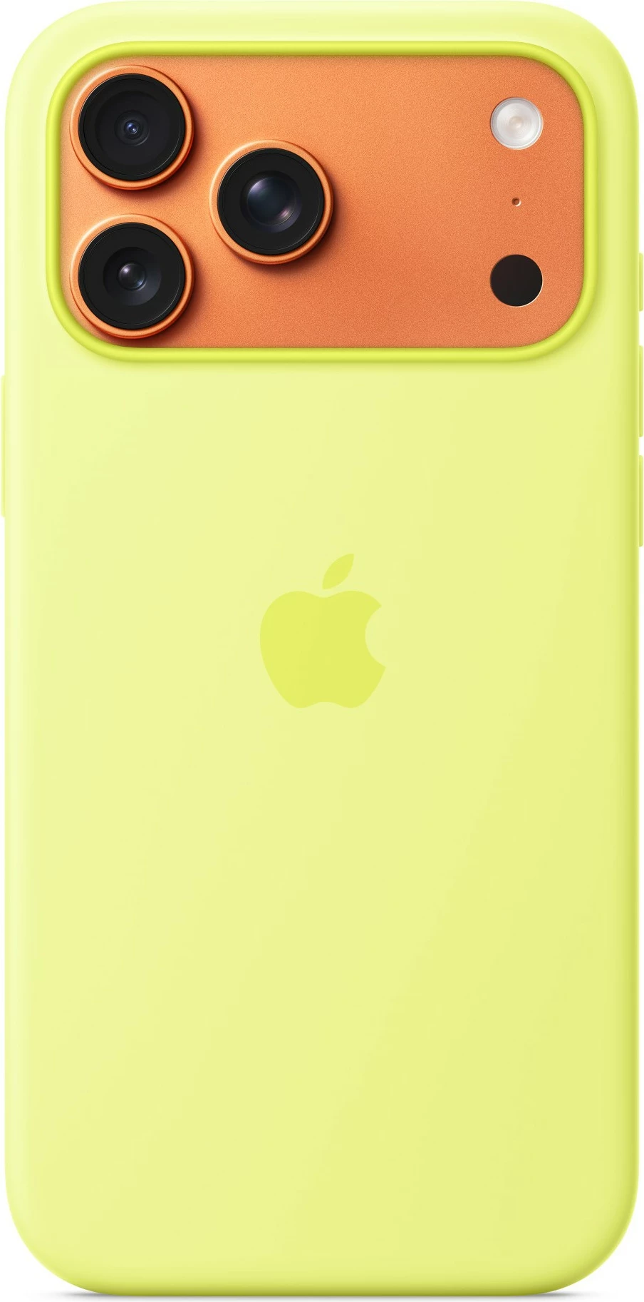 Mbështjellës silikon për iPhone 17 Pro Max Apple, MagSafe, neongjelbër