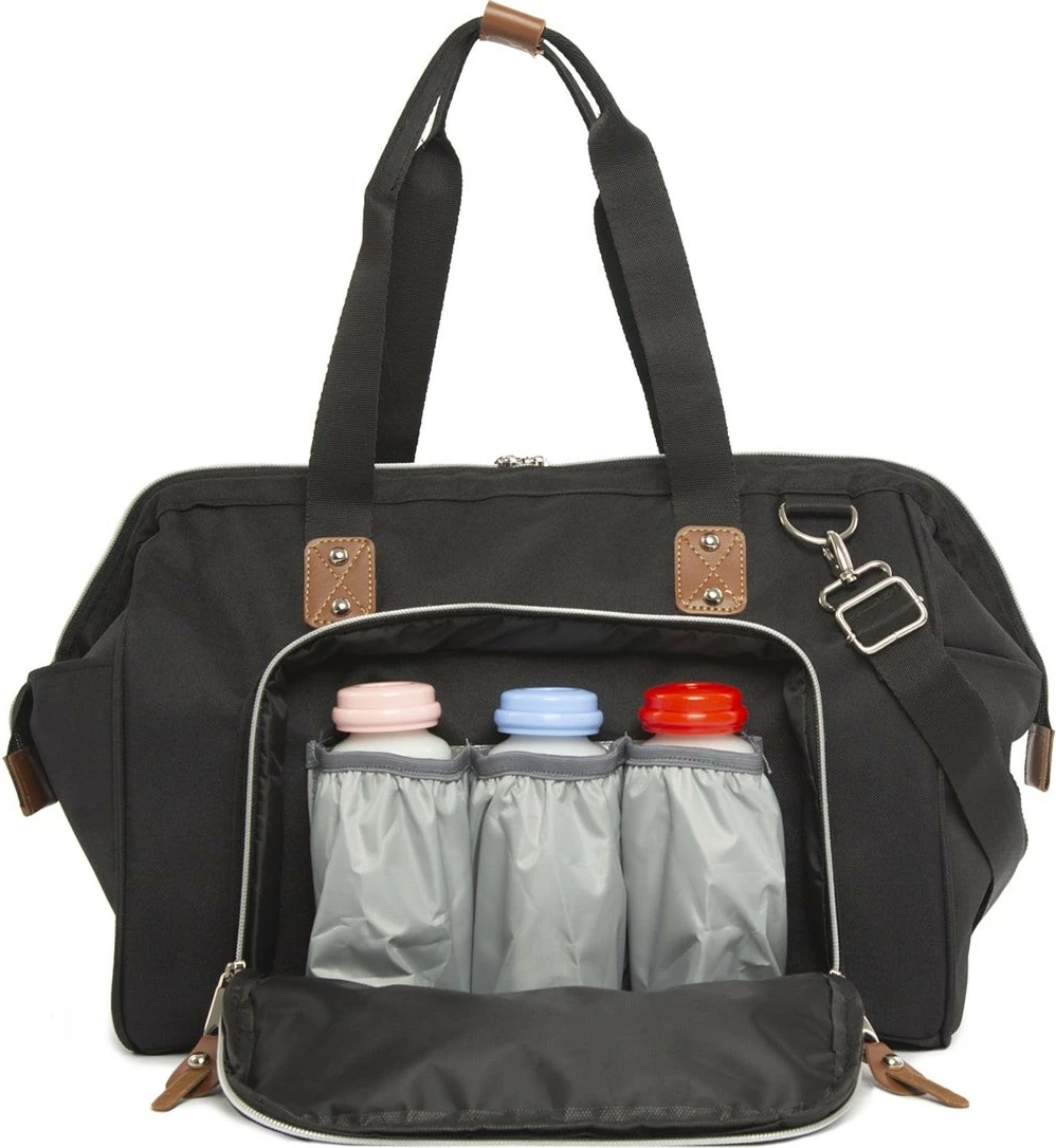 Çantë për pelena Zoozie Bags, 2154 - 32154, e zezë