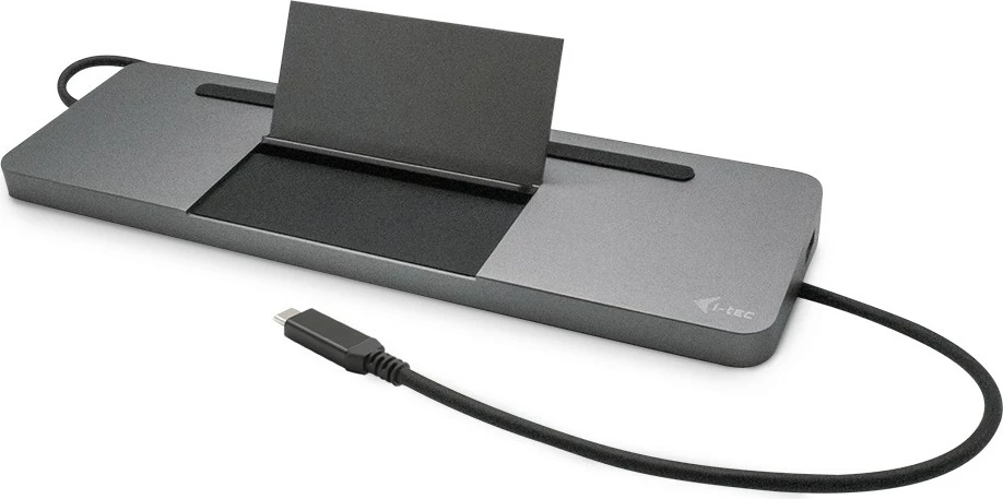 Stacion dokimi I-Tec USB-C Metal Ergonomic 4K, gri