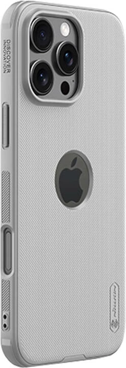 Mbështjellës Nillkin Super Frosted Shield Pro për iPhone 16 Pro Max, Gri