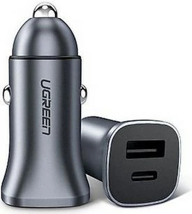Karikues makine UGREEN 24W, USB Type-C/USB, Universal, Gri
