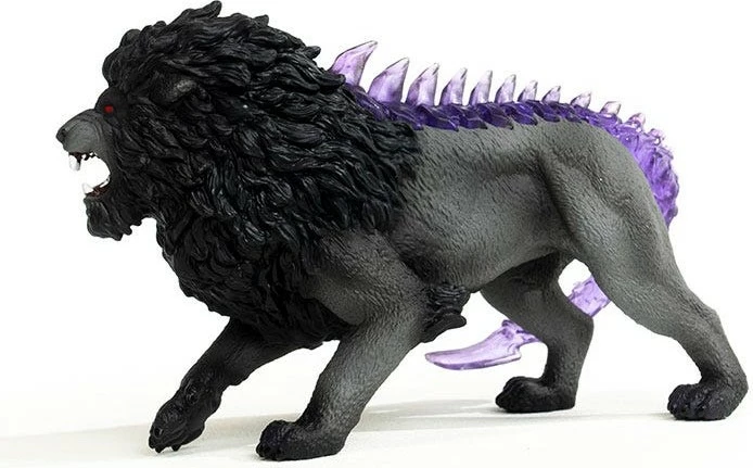 Figurë lodër Schleich ELDRADOR CREATURES Shadow Lion, 7-12 vjeç, e zezë, vjollcë