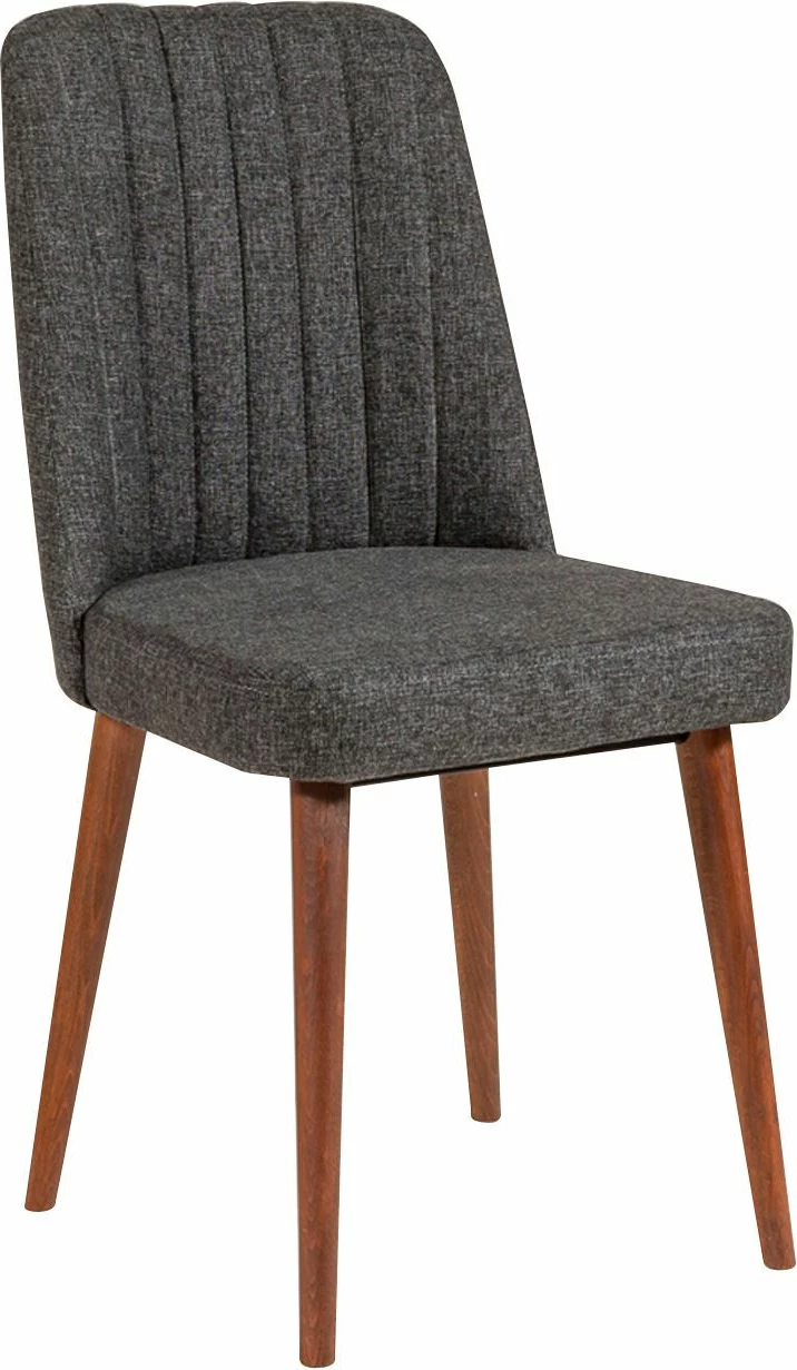 Set tavoline me karrige për ngrënie, zgjatues, 4 pjesë, Skye Decor Vina 1053, ngjyrë antracit dhe arre