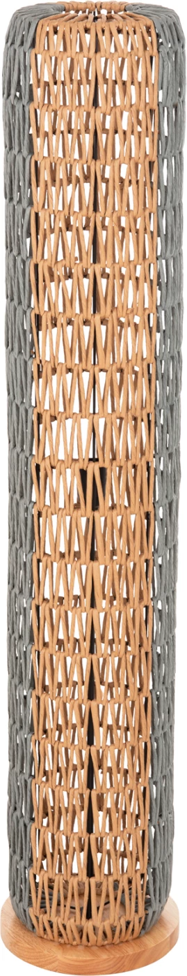 Llambë dyshemeje qëndruese, FH4356, metal-letër, ngjyrë bezhë-pistakio, Φ23Χ123H cm