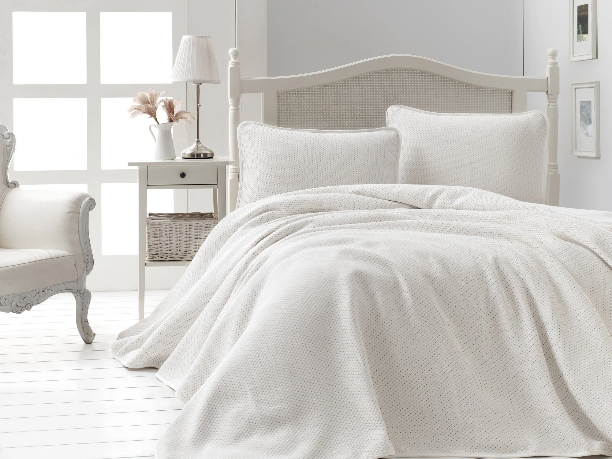 Set piké dopio Liv, i bardhë, L'essentiel