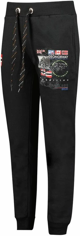 Pantallona Geographical Norway për meshkuj, të zeza