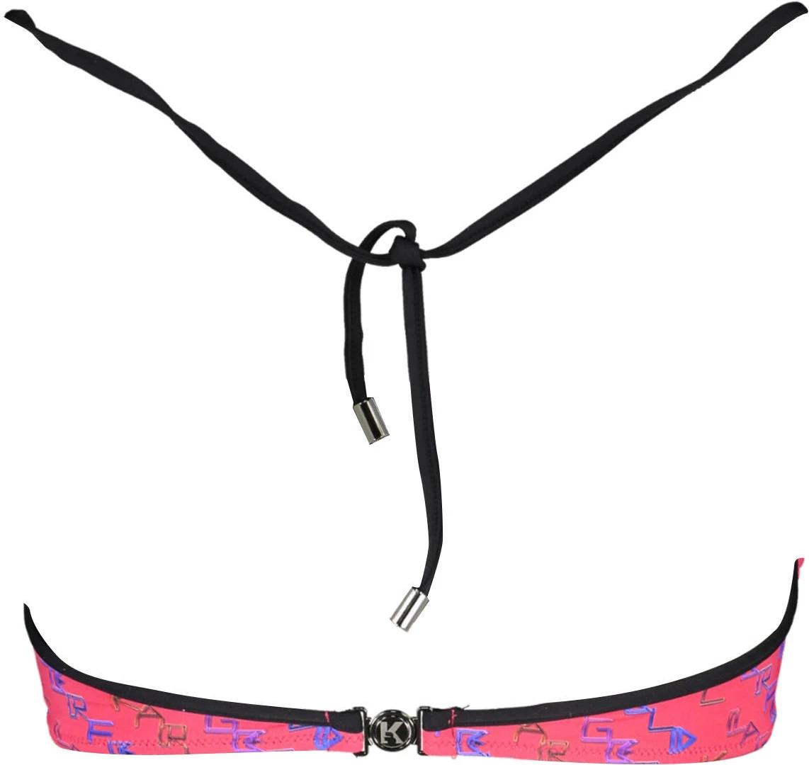 Bikine KARL LAGERFELD bandeau femra, kuqe