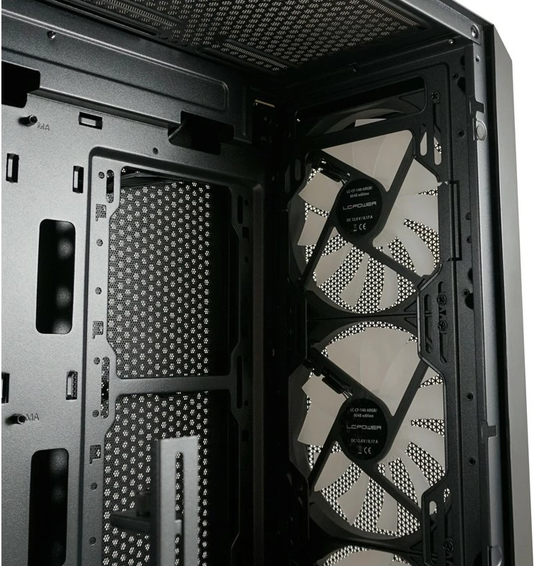 Kasë LC-Power Gaming 804B, Midi Tower, ATX, micro ATX, Mini-ITX, e zezë