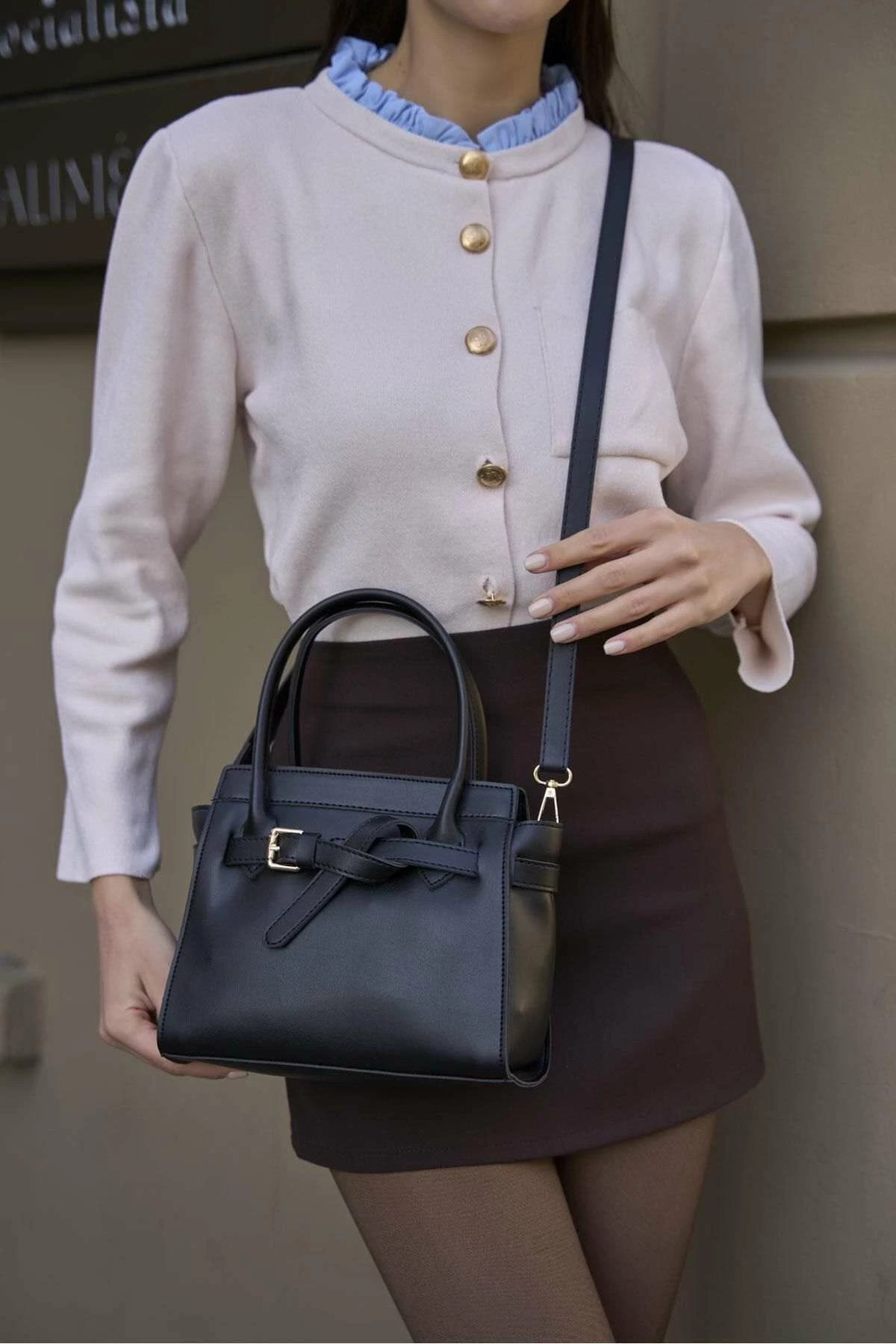 Çantë dore Zoozie, e zezë, MK1020225SV10-001