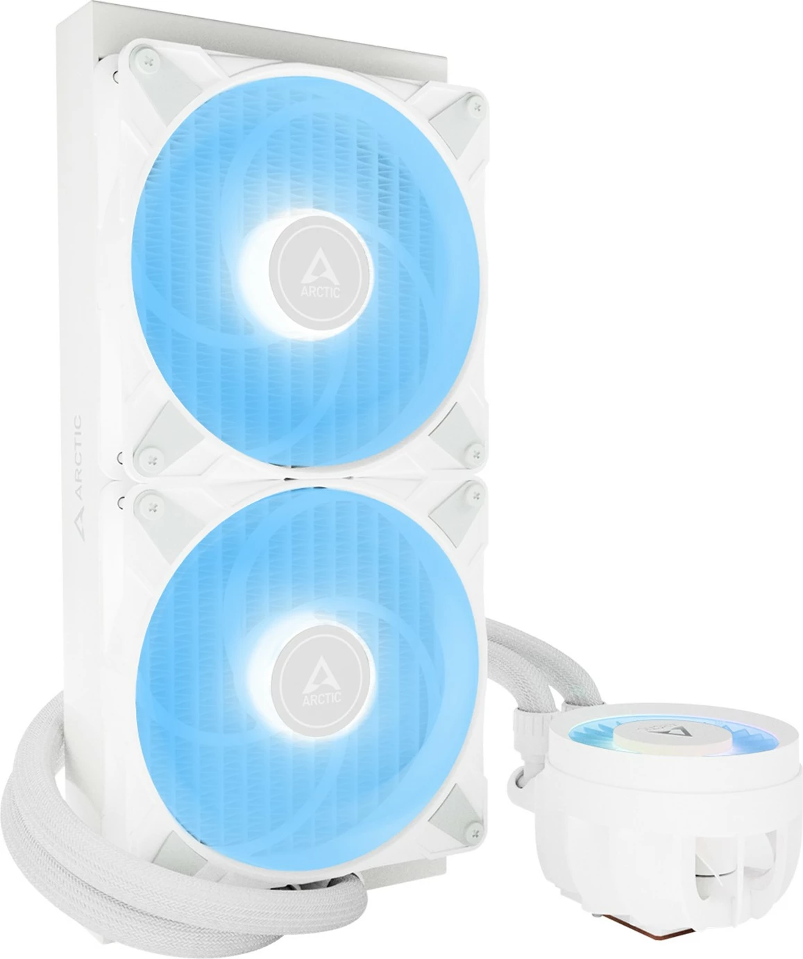 Ftohës uji ARCTIC Liquid Freezer III 280 A-RGB, 14 cm, 69.9 cfm, i bardhë