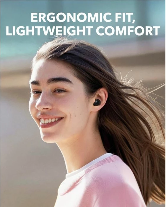 Kufje ANKER Soundcore A30i, Bluetooth 5.4, ANC, IP54, 24h, rozë