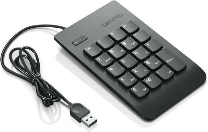 Tastierë numerike Lenovo KBD_BO Num Keypad 1, USB, 1 m, e zezë