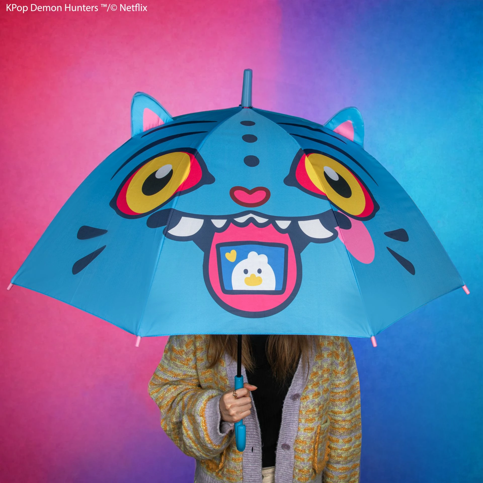 Çadër Cinereplicas KPop Demon Hunters Derpy 86 cm, blu