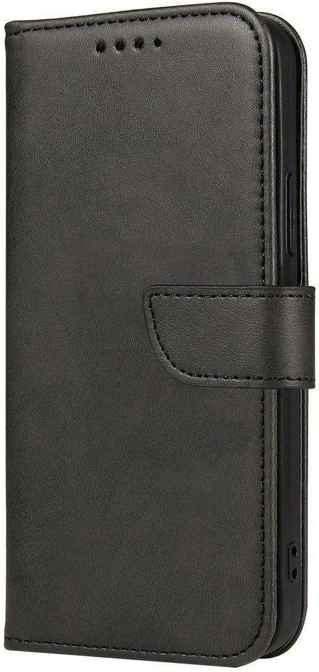 Mbështjellës Hurtel Magnet Case për Motorola Moto G 5G 2022, me flap, stand dhe xhep, i zi