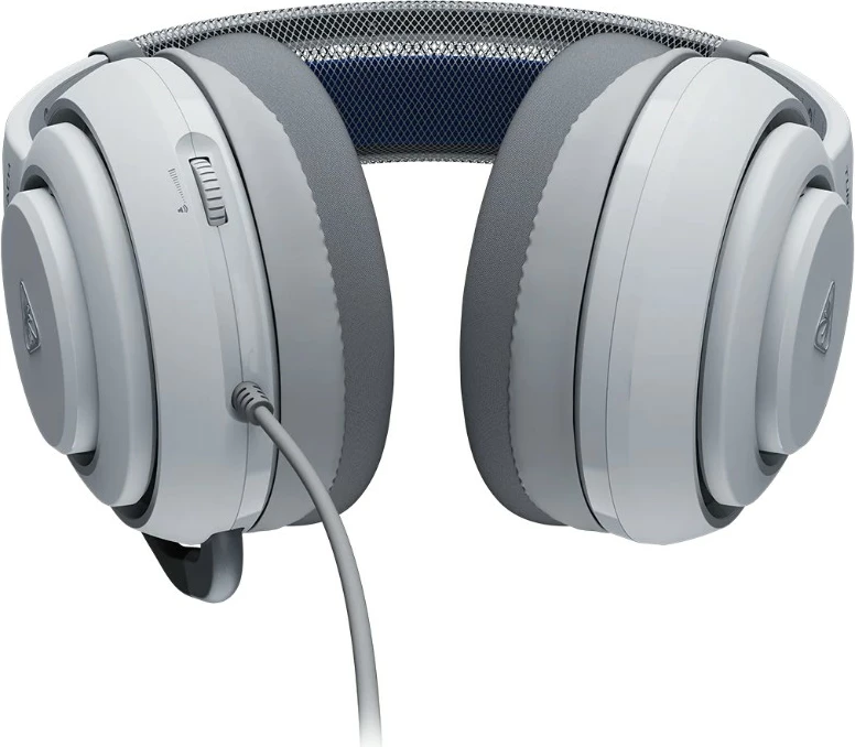 Kufje gaming Turtle Beach Atlas 200 PS, me kabllo 3.5mm, 50mm Nanoclear, mikrofon flip-to-mute, të bardha