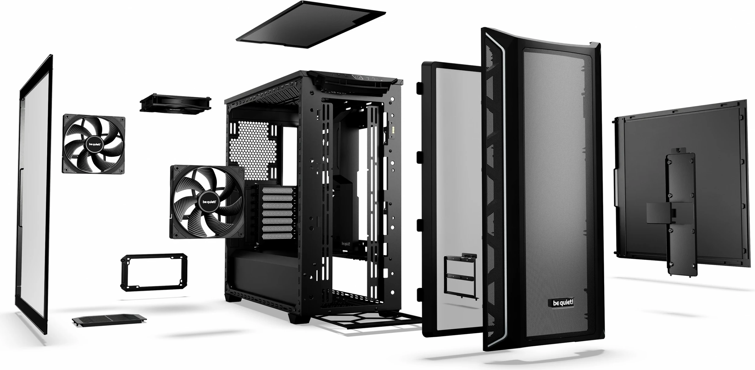 Kasë Be Quiet! Shadow Base 800 DX Black, Midi Tower, PC, ATX, EATX, micro ATX, Mini-ITX, e zezë