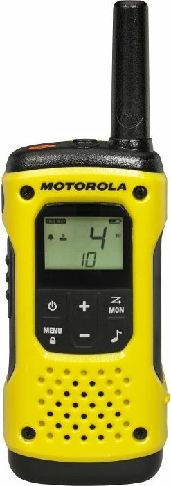 Radio komunikimi Motorola T92 H2O, 10 km, IPX7, 16 kanale, e verdhë, set 2 copë