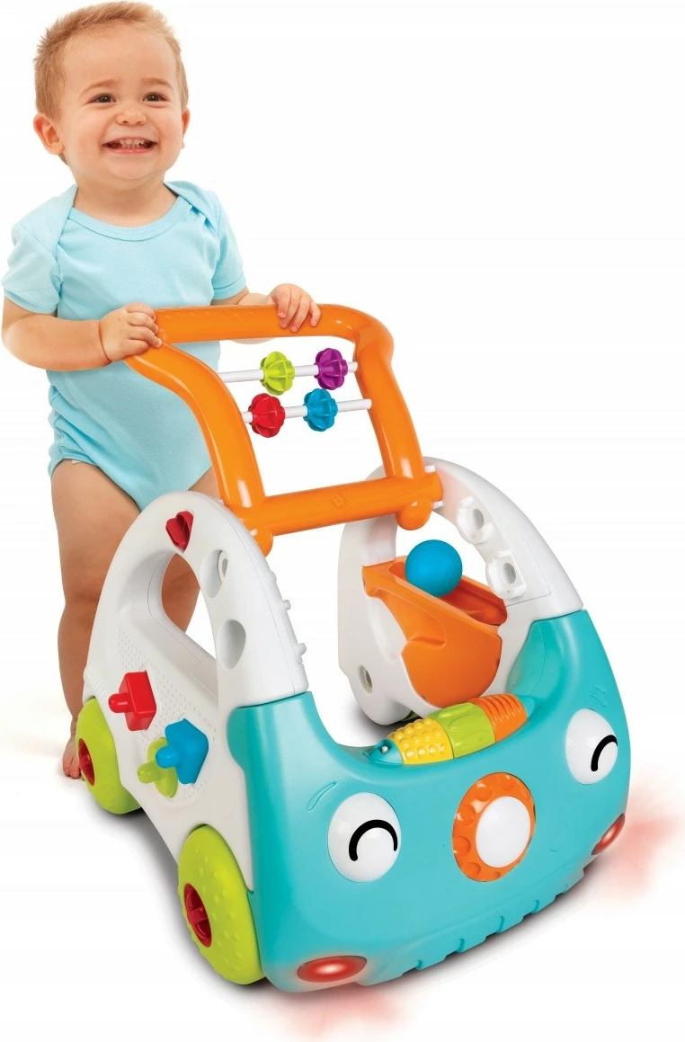 Lodër walker 3-në-1 B-kids Sensory, për fëmijë të vegjël, Multicolour