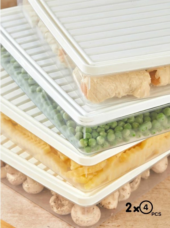 Set kuti për organizim (8 copë), Hermia, VITABOX 8'LI, e bardhë, 2.8L