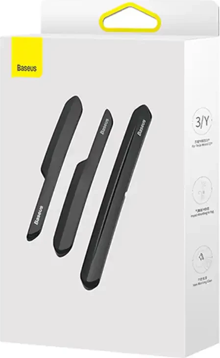 Set mbrojtës bumper për makinë Baseus T-Space, 6 copë, e zezë