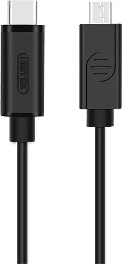 Kabllo karikuese Unitek USB-C, 1m, e zezë
