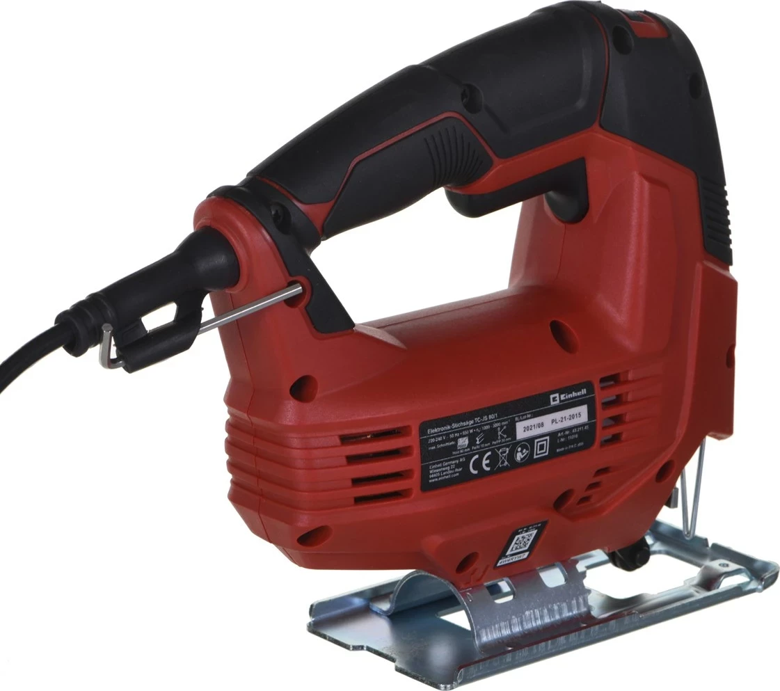 Sharrë elektrike Einhell TC-JS 80/1, 550 W, E zezë