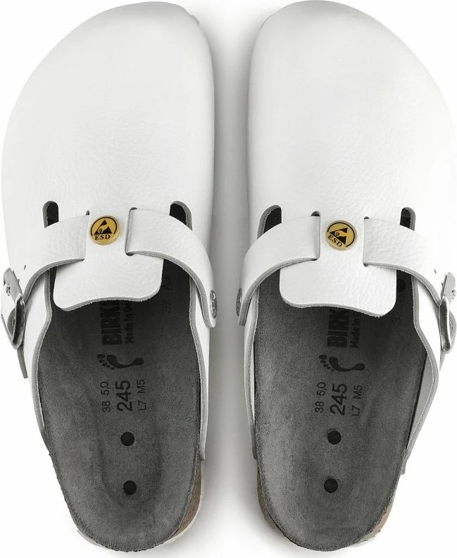 Papuqe për femra Birkenstock, të bardha