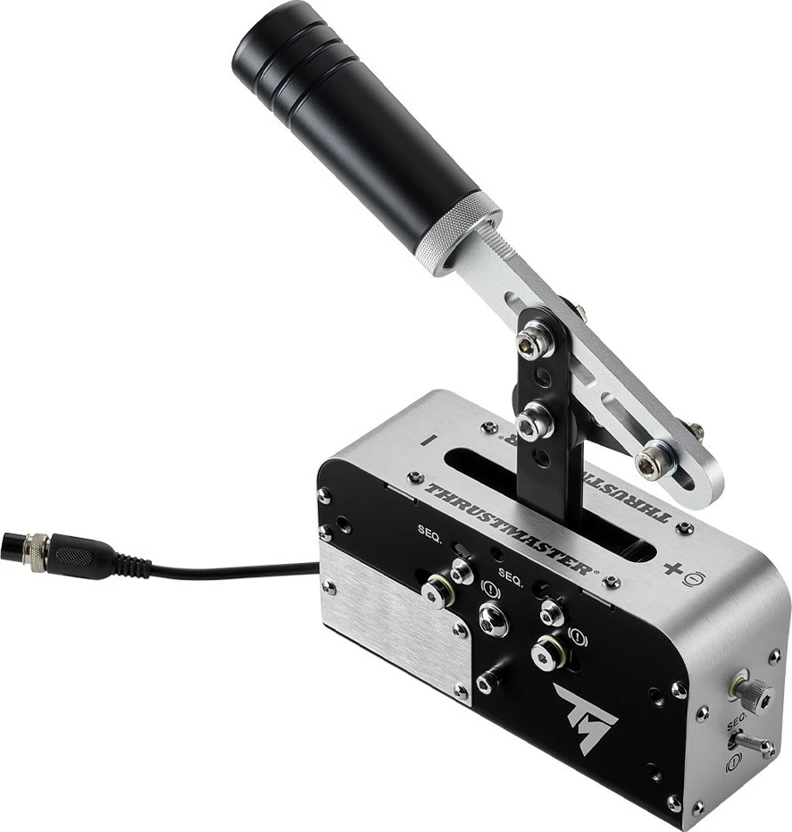 Fren dore dhe levë ndërrimi Thrustmaster TSS Handbrake + TSS Gearbox, për PC/PS4/PS5/Xbox, e zezë/argjendtë