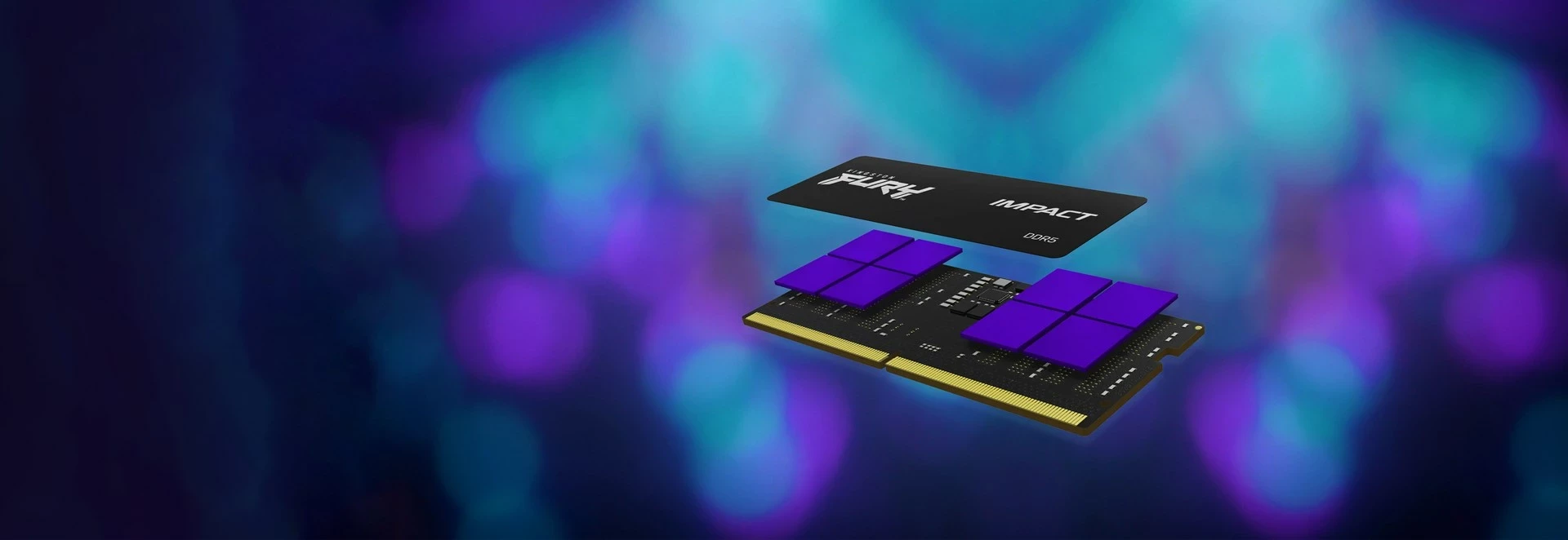 RAM Memorie Kingston Fury Impact, SODIMM, DDR5, 16 GB, 5600 MHz, CL40
