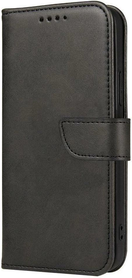 Mbështjellës Hurtel Magnet Case për Vivo Y51 2020/Y51A, me kapak dhe mbështetëse, i zi