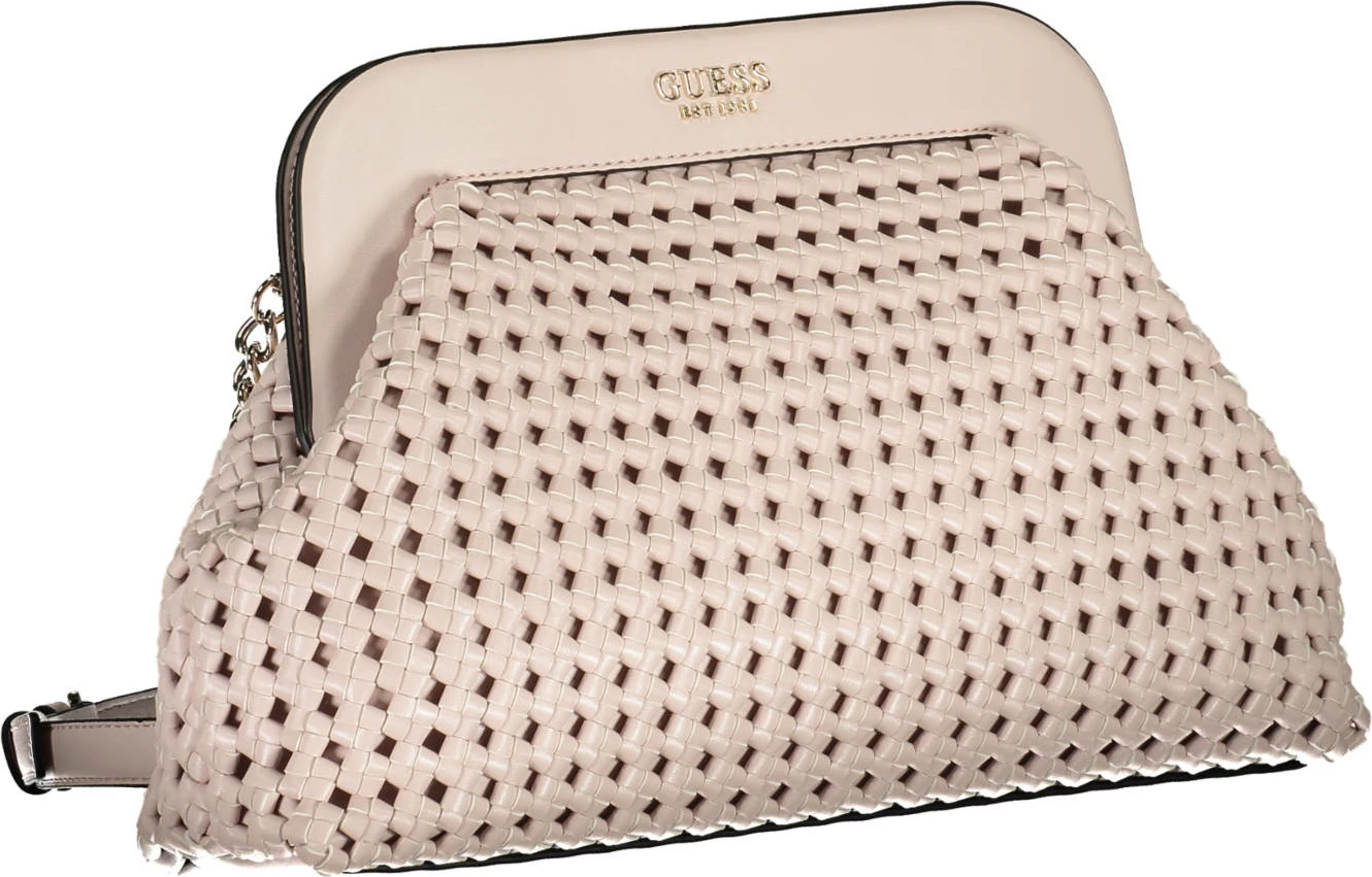 Çantë dore GUESS JEANS femra, rozë