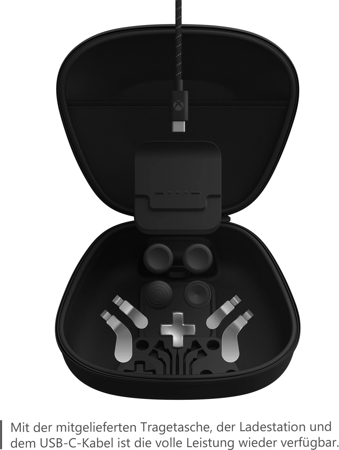 Kontroller për lojëra Microsoft Xbox Elite Series 2, PC, Xbox One, Ngjyrë e zezë, USB Type-C