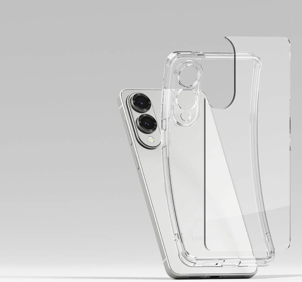 Mbështjellës Ringke Fusion për Samsung Galaxy S25 Edge, Transparent