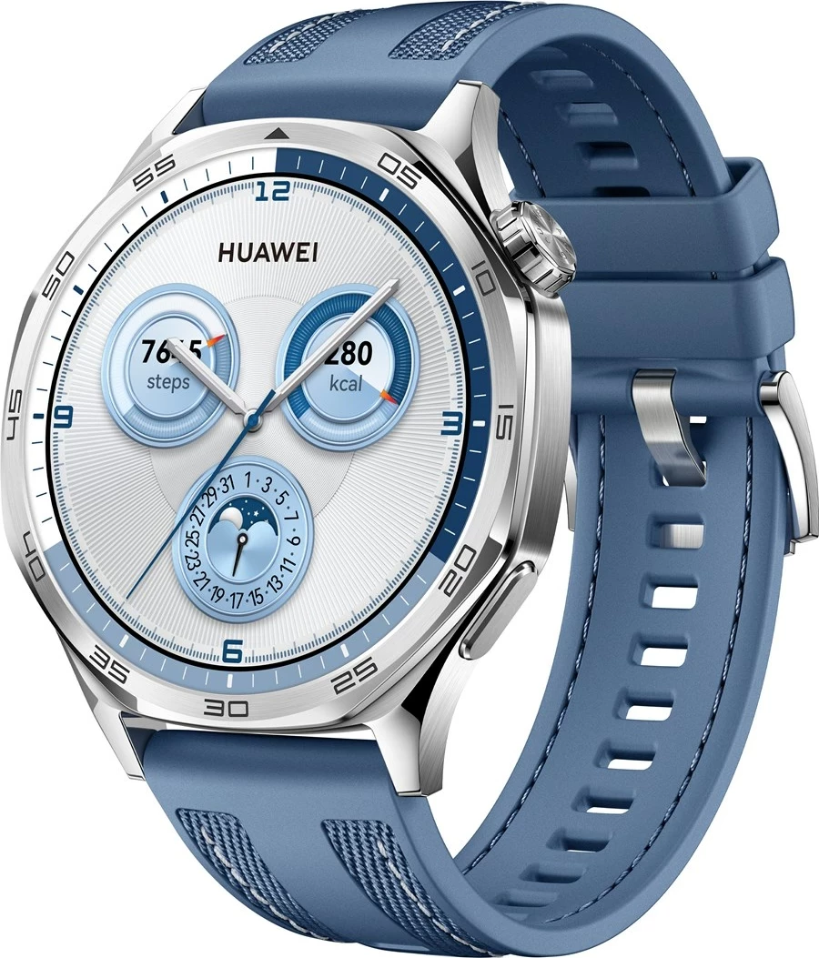 Smartwatch Huawei WATCH GT5 46mm, AMOLED, GPS, Blu