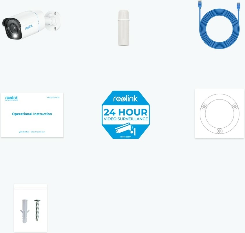 Kamerë sigurie Reolink P330, 4K 8MP, 256GB, PoE, e bardhë