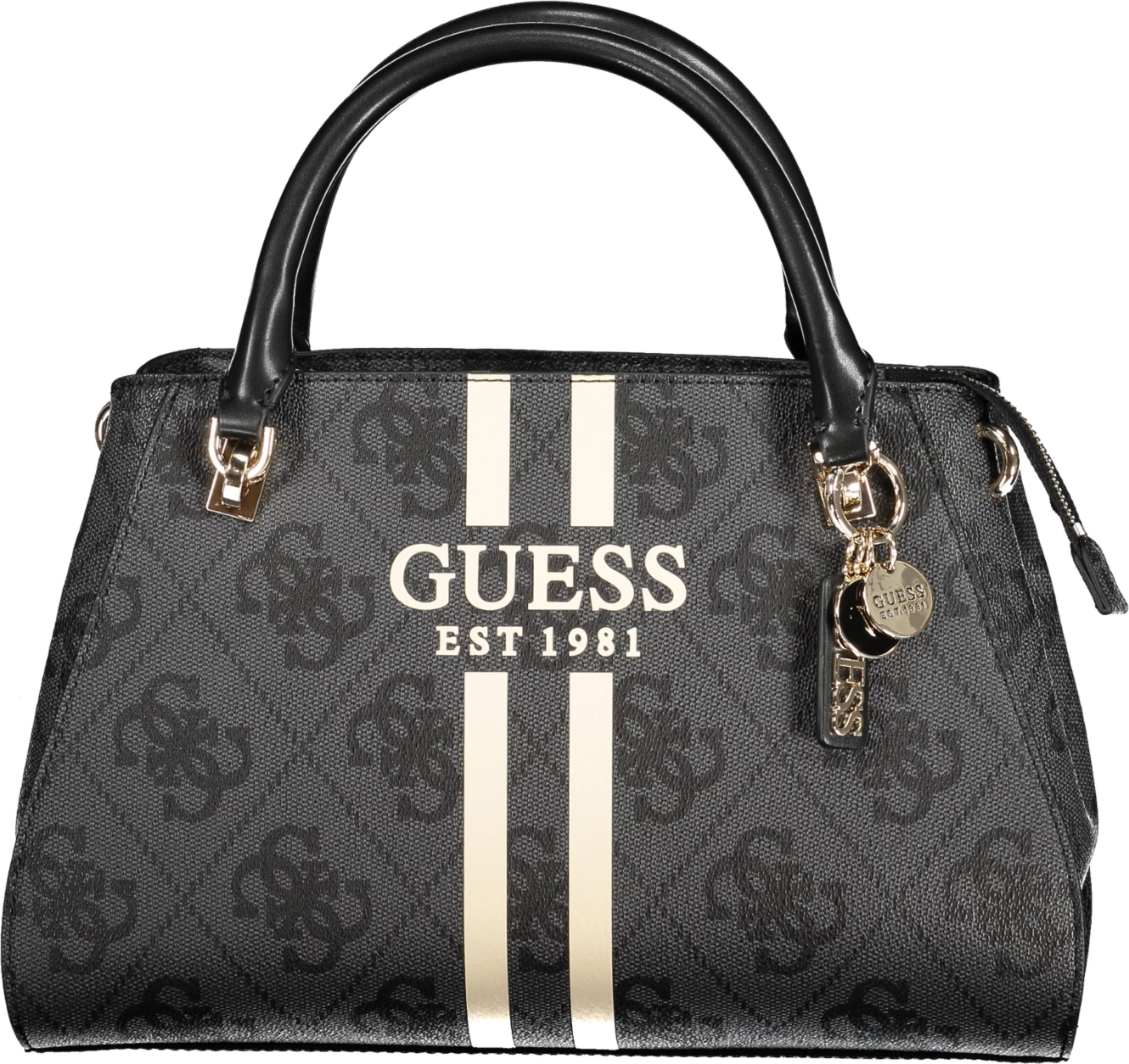 Çantë GUESS JEANS NOELLE II për femra, e zezë