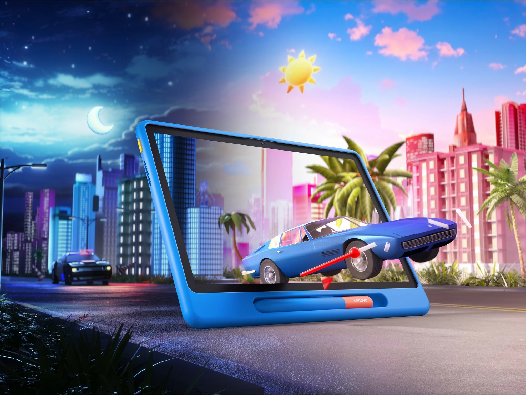 Tablet Lenovo Tab 2025 64GB me mbështjellës edhe stylus, e zezë