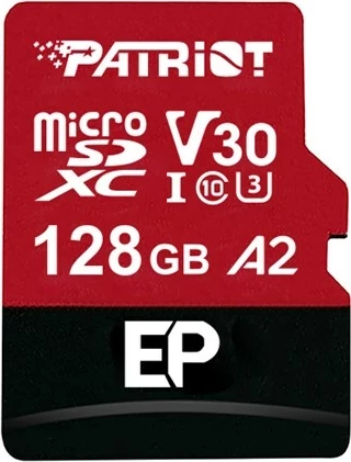 Kartelë memorie Patriot Memory EP A2 128 GB MicroSDXC, E zezë