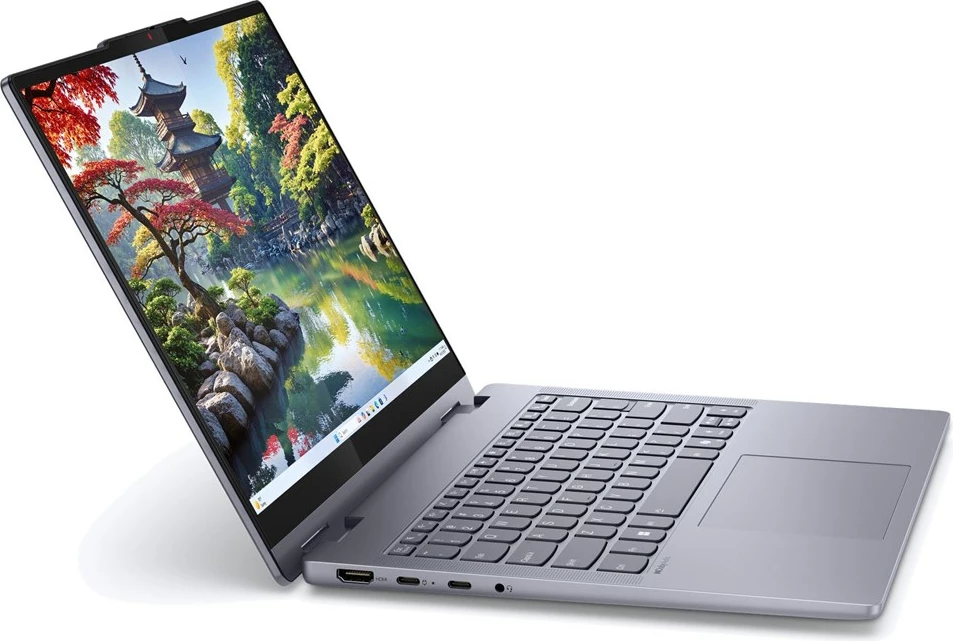 Laptop Lenovo IdeaPad 5 2-in-1 14IRH9, Intel Core i5-13420H, 16GB RAM, 512GB SSD, 14" OLED Touch, Luna Grey