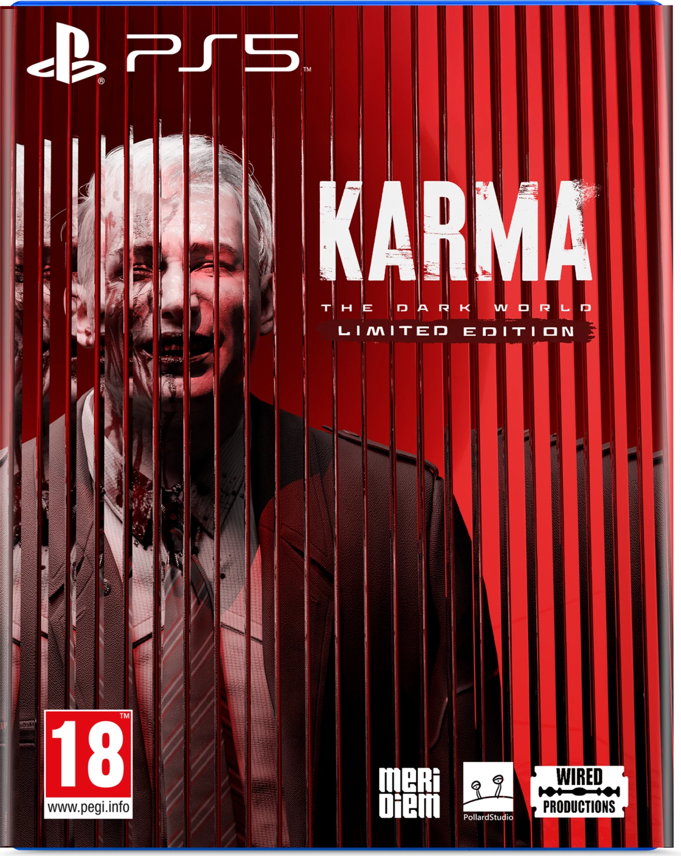 Lojë PS5 Meridiem Games Karma: The Dark World Limited Edition, PEGI 18, me artbook digjital & OST dhe set kartolinash