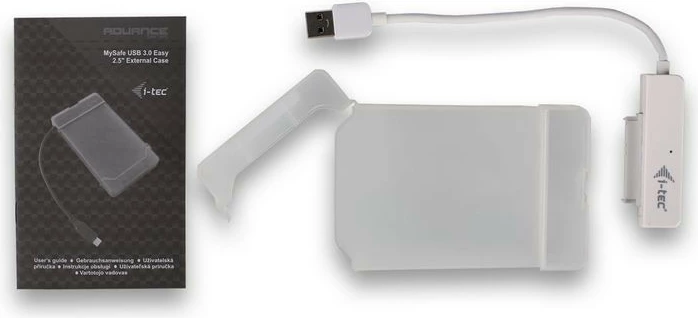 Kasë i-tec MySafe USB 3.0 Easy, për HDD/SSD 2.5", e bardhë