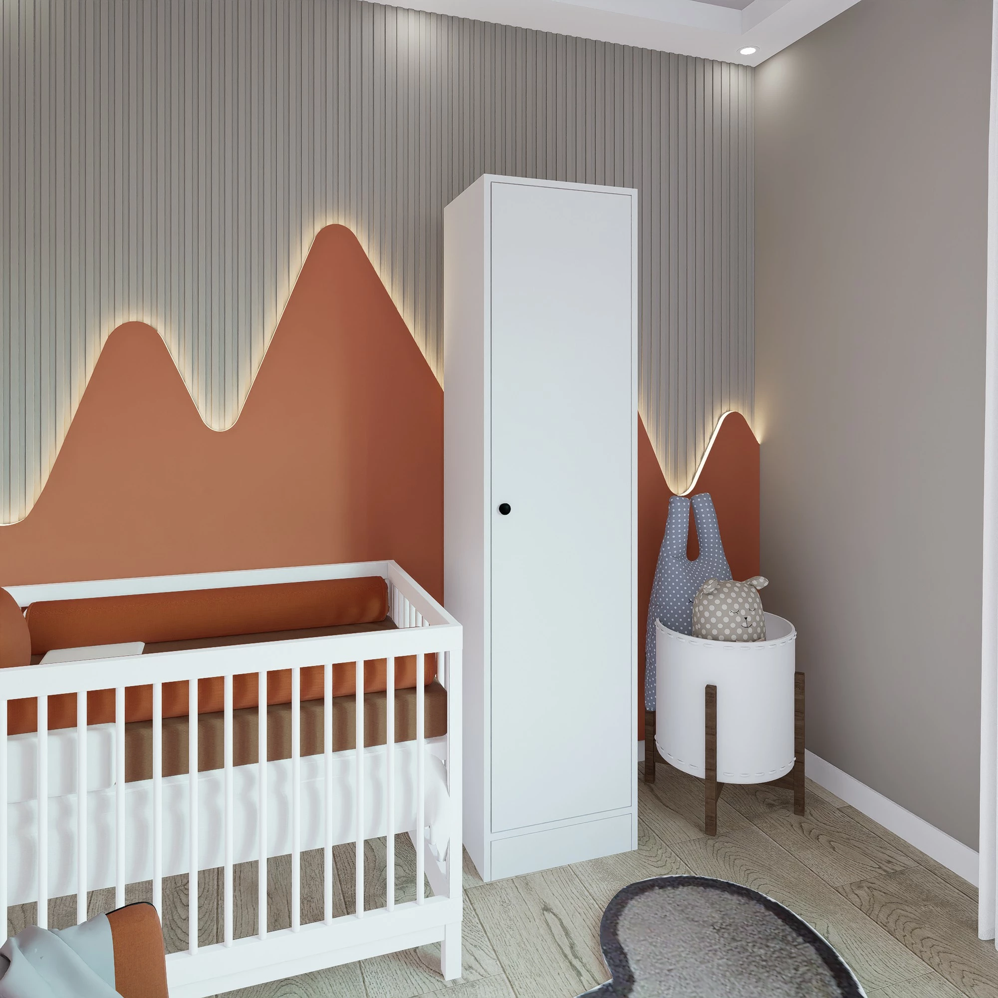 Dollap Skye Decor, ngjyrë e bardhë mat, Daisy 1600-38