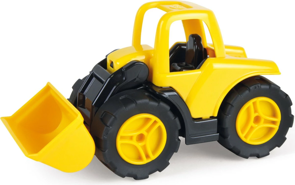 Lodër ngarkues Lena Workies, plastikë ABS, për djem, e verdhë/zezë