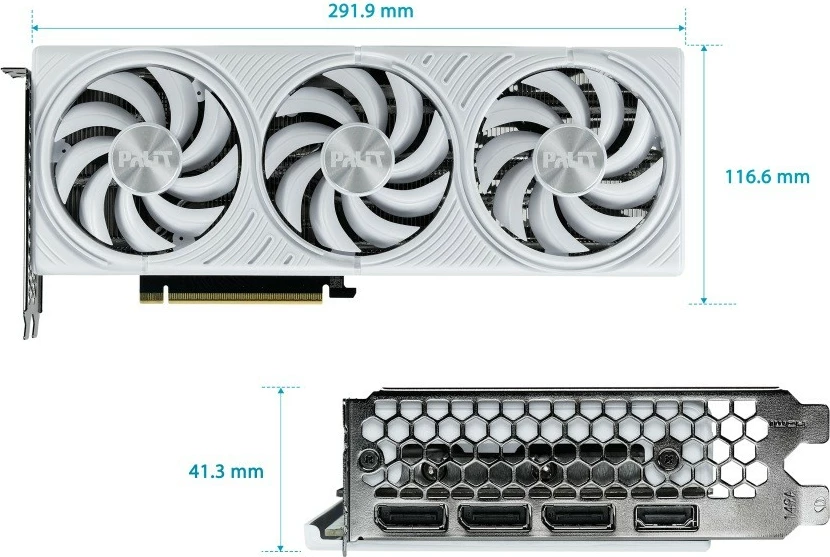 Kartelë grafike Palit GeForce RTX 5070 WHITE OC, 12GB GDDR7, 192bit, 3x DisplayPort/HDMI, e bardhë