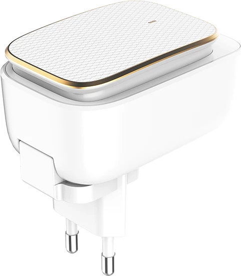 Karikues USB LDNIO A3305 3x USB 3.4A 17W me kabllo USB-C, LED, ari