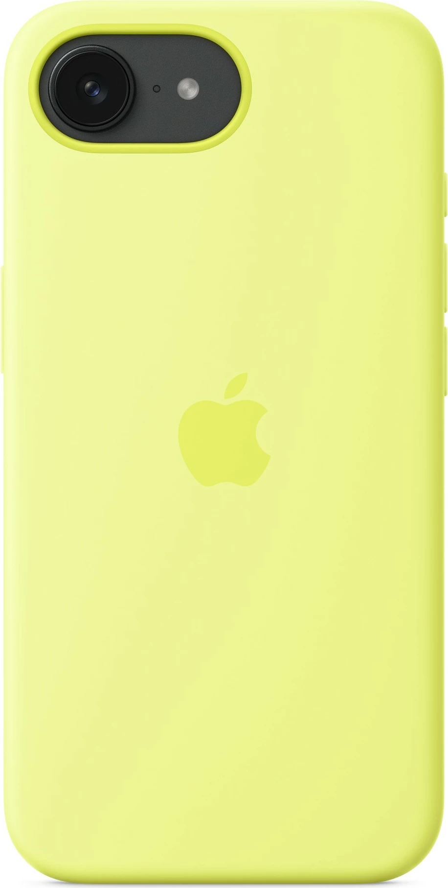 Mbështjellës silikon për celular Apple iPhone 16, neon e verdhë